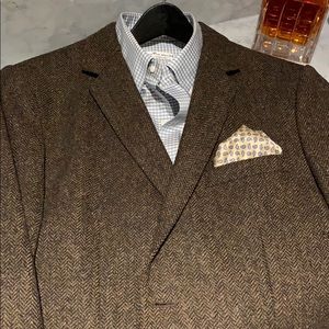 English style tweed men’s jacket blazer sport coat